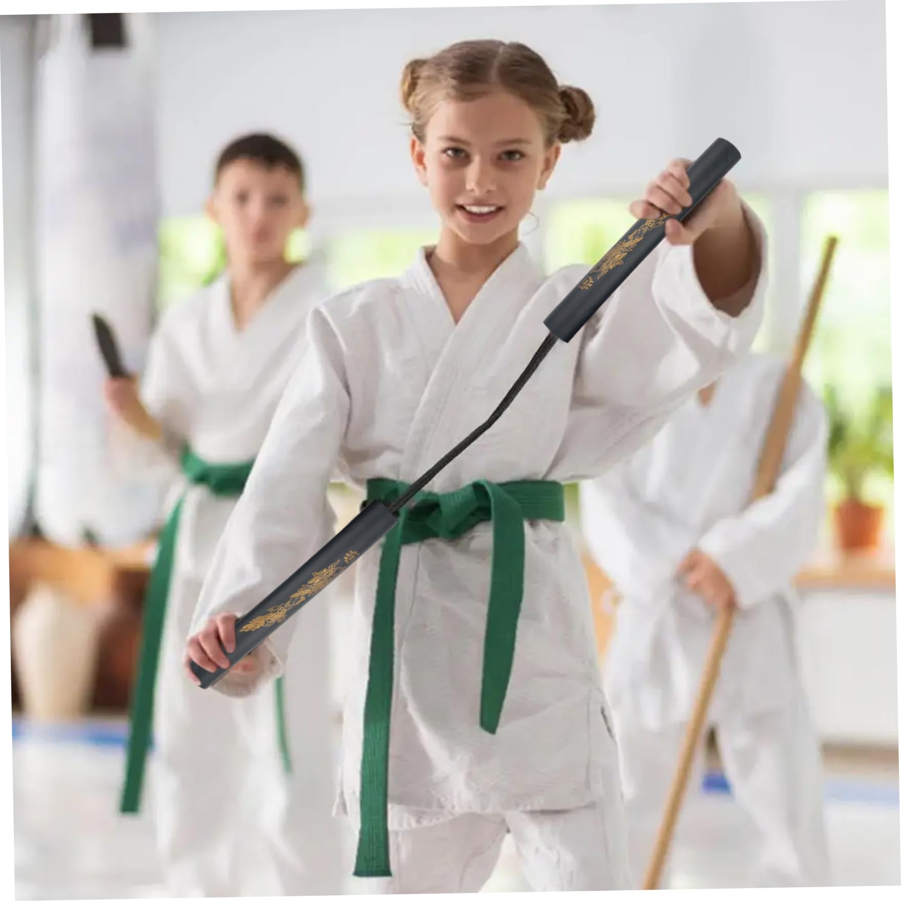 Nunchucks pour Enfants 2 pièces bâtons d'arts Martiaux en Mousse légère pour Enfants et débutants Pratique et entraînement