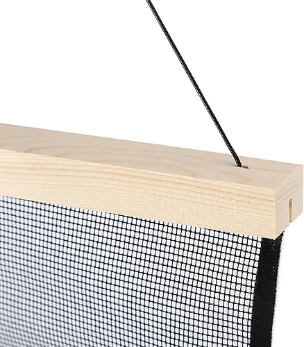 Miniatura 9 de Fofetbfo Soporte de pared para pendientes, organizador de aretes de tela de malla, estante de joyería montado en la pared, organizador de joyas para