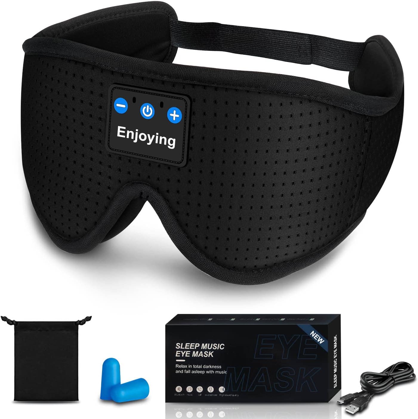 MOXTOYU Silk Sleep Mask with Bluetooth Headphones, 3D Contoured Blackout Eye Mask for Adults, Teens,… MOXTOYU Silk Sleep Mask with Bluetooth Headphones, 3D Contoured Blackout Eye Mask for Adults, Teens,…