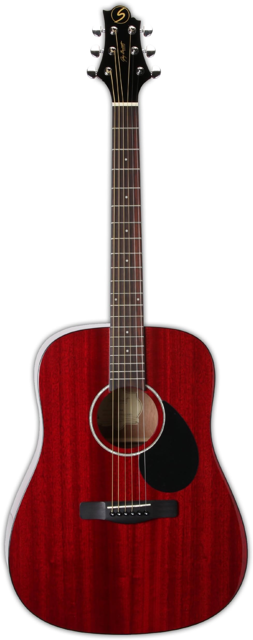 Greg Bennett Design Gold rush D1 WR Dreadnought Acoustic Guitar, Wine Red
