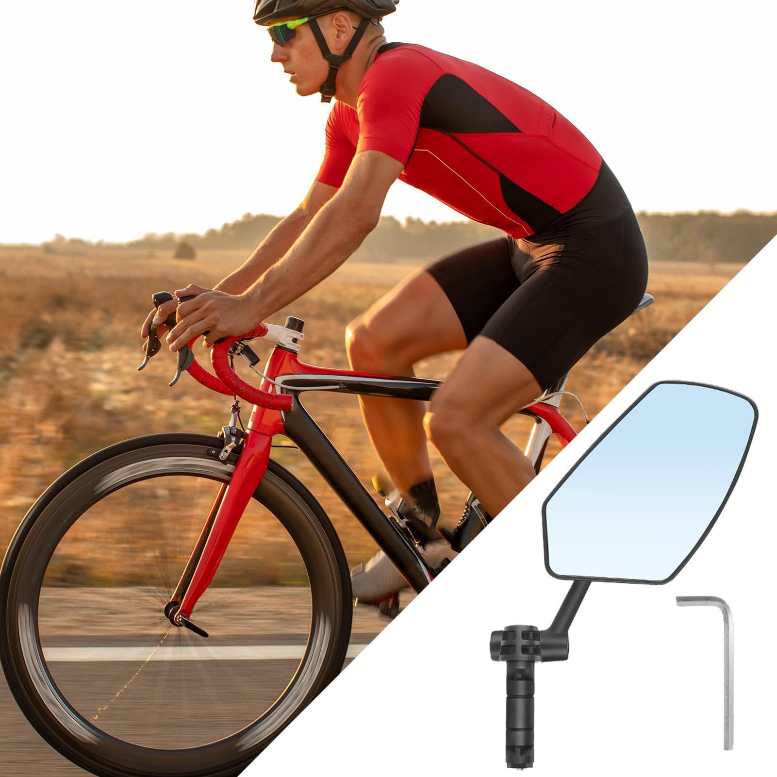 FRECCE 4 Indicatori di Direzione per Bici e monopattini elettrici Fanale Anteriore E Posteriore con Telecomando, Ricarica USB