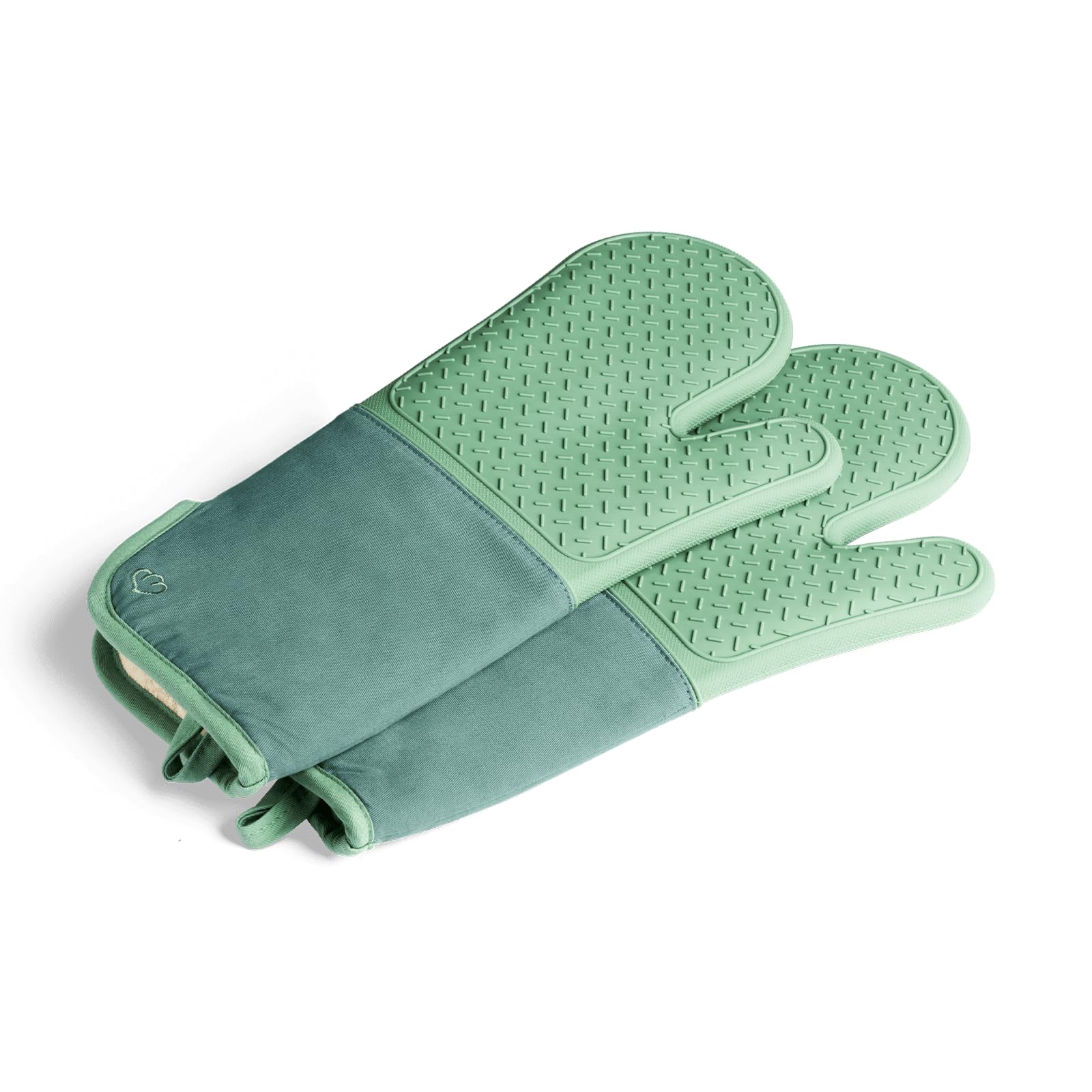 SPRINGLANE Ofenhandschuhe-Set 2-TLG. Mint, Silikon & Baumwolle, hitzebeständig