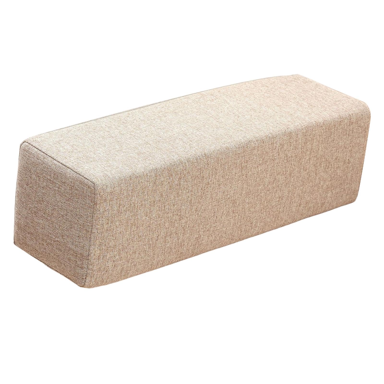 Apoyabrazos Lateral para Sofá, Cojín para Reposabrazos, Cabecero de Regalo, Soporte para, Esponja para Sillón, Dormitorio, Coche, Juegos Y, Café Ligero, Individual