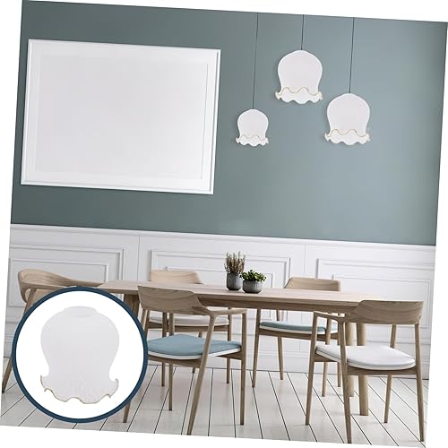 Miniatura 9 de Pantalla de cristal de lirio, pantalla de lámpara de iluminación decorativa, pantalla de vidrio de repuesto, pantalla de luz de vidrio, accesorios