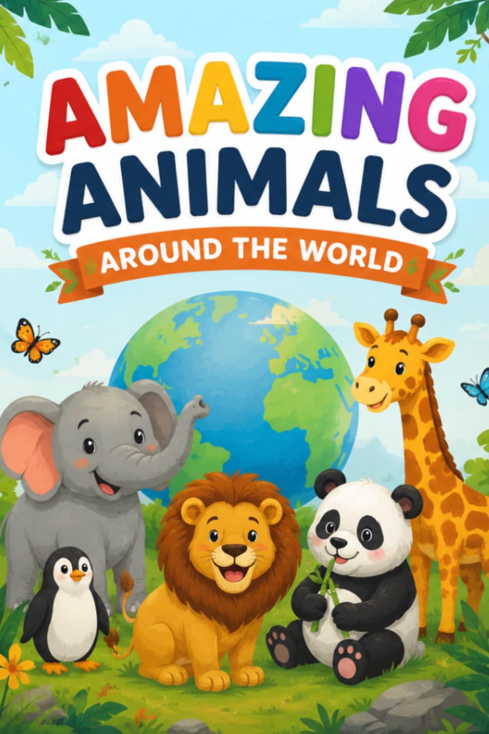 Amazing Animals Around the World: Coloring Book with Fun Color References for Kids