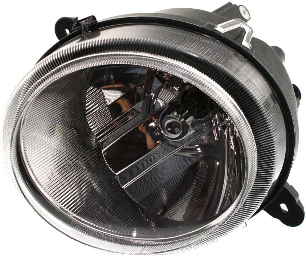 Replacement For Jeep 2007/2010 Compass - 2007/2016 Patriot Headlight Assembly with Bulb, CAPA Certified, Left/Driver Side, Partslink CH2502176C/ 5303843AB/AE / 114-01002L/‎114-0100
