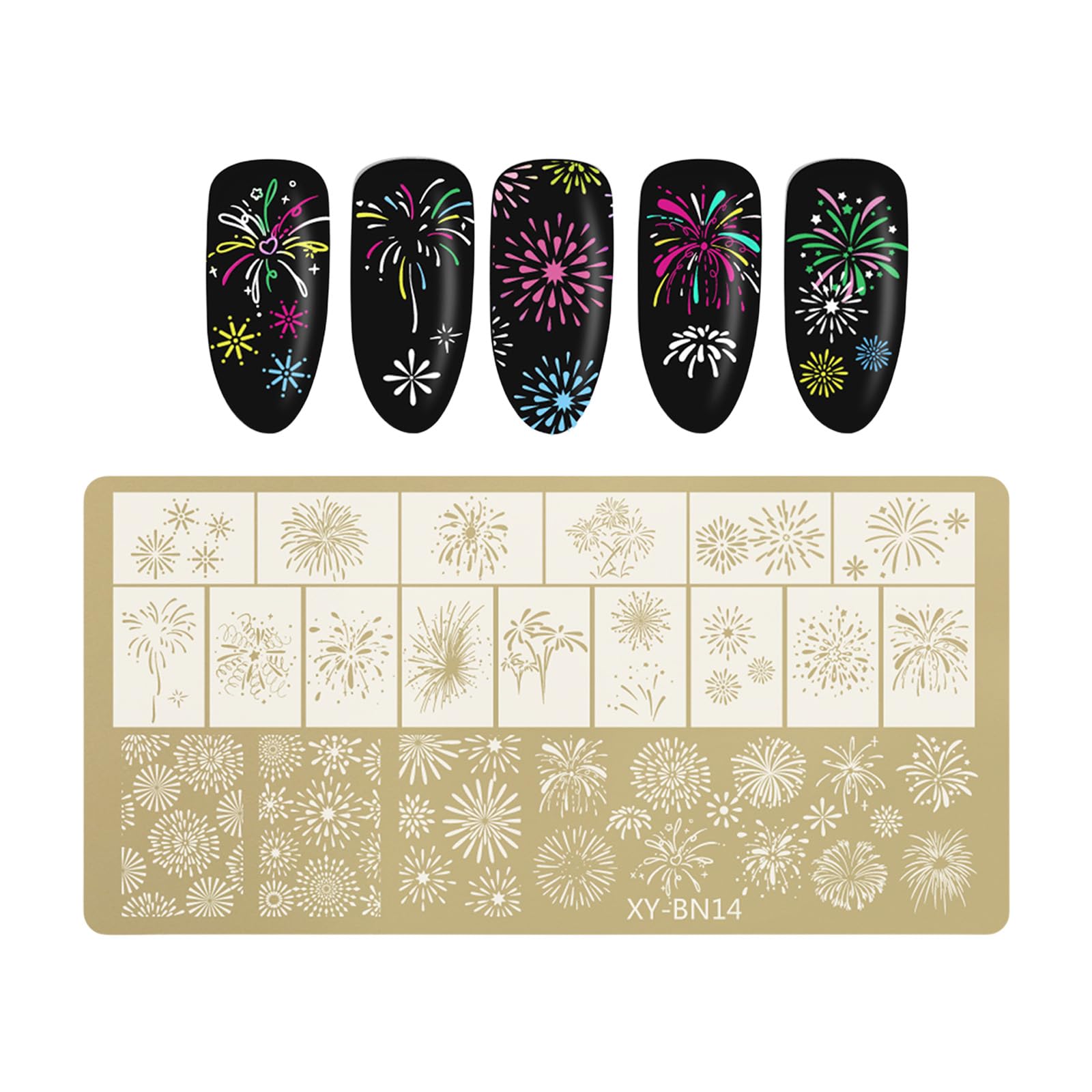 Jazuaiao Butterfly Bowknot Nails Art Stamp Plate Stainless Steel Template Accessories for Professional Manicure Design Nails Art Plates for Home Use