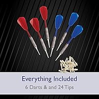 Vista 6 de Fat Cat 727 tablero electrónico con dardos de punta suave.