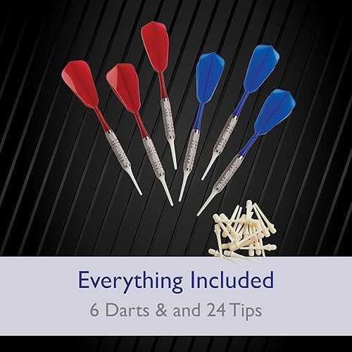 Miniatura 6 de Fat Cat 727 tablero electrónico con dardos de punta suave.