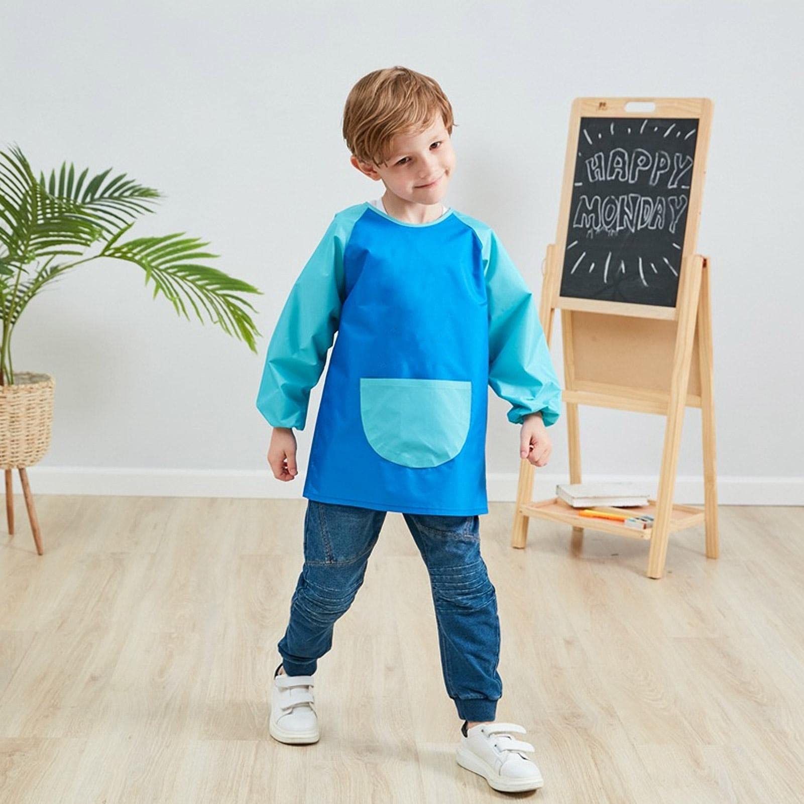 KIMMAX Grembiule da Pittura per Bambini, Grembiule da Pittura