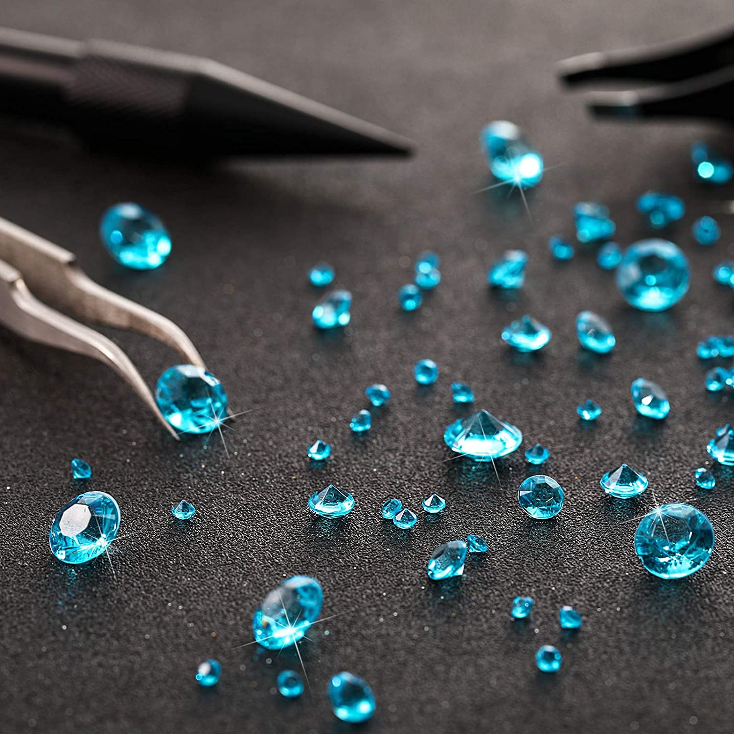 4000 roségouden diamanten, confetti, bruiloft, kristal, acryl, strass, vaas, vulling 4000 roségouden diamanten, confetti, bruiloft, kristal, acryl, strass, vaas, vulling