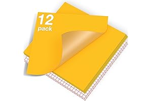 HTVRONT Yellow Permanent Vinyl: Elevate Your Creations with 12 Sheets of Vibrant Color