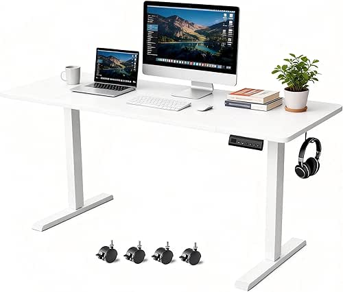 Standing Desk with Splice Board Adjustable Height- 63 inch Mobile
