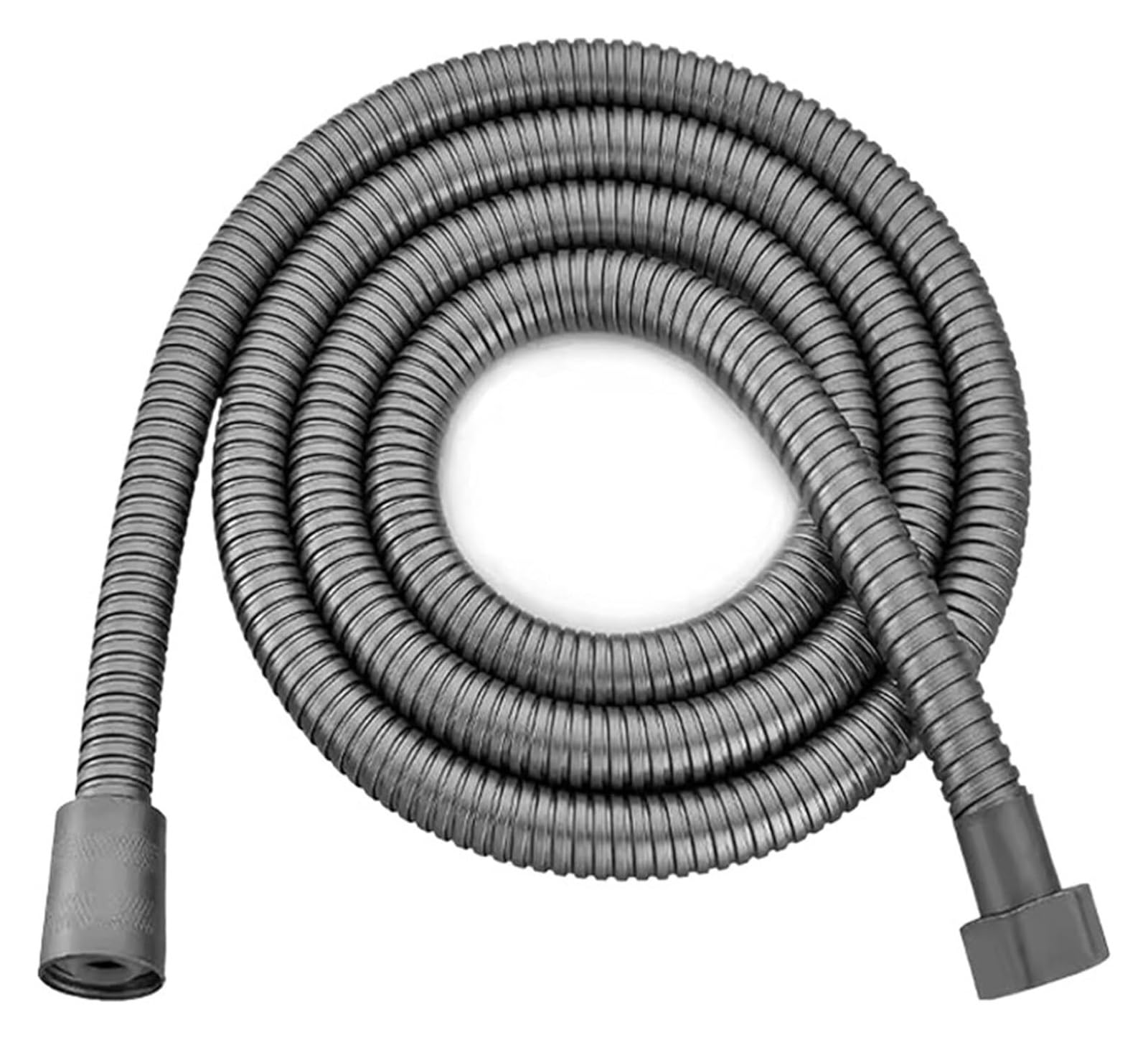 Naqzrxpml Color3 Stainless Steel Copper Corrugated Shower Hose G1/2 Inch Silver 150-300Cm(,200Cm)