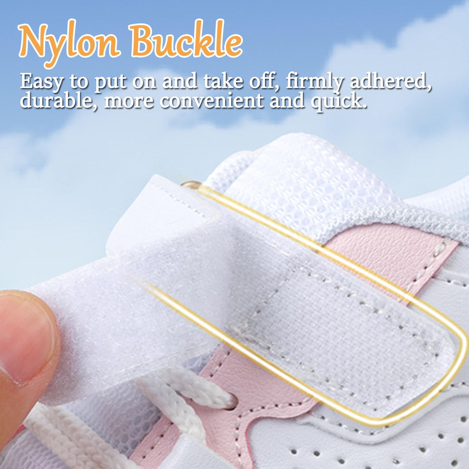 Surwin Chaussures Enfant avec roulettes, Chaussures à roulettes 4 Roues Respirant Boucle en Nylon Chaussures de Skateboard Fille Garçon Basket à roulettes Chaussure Roller