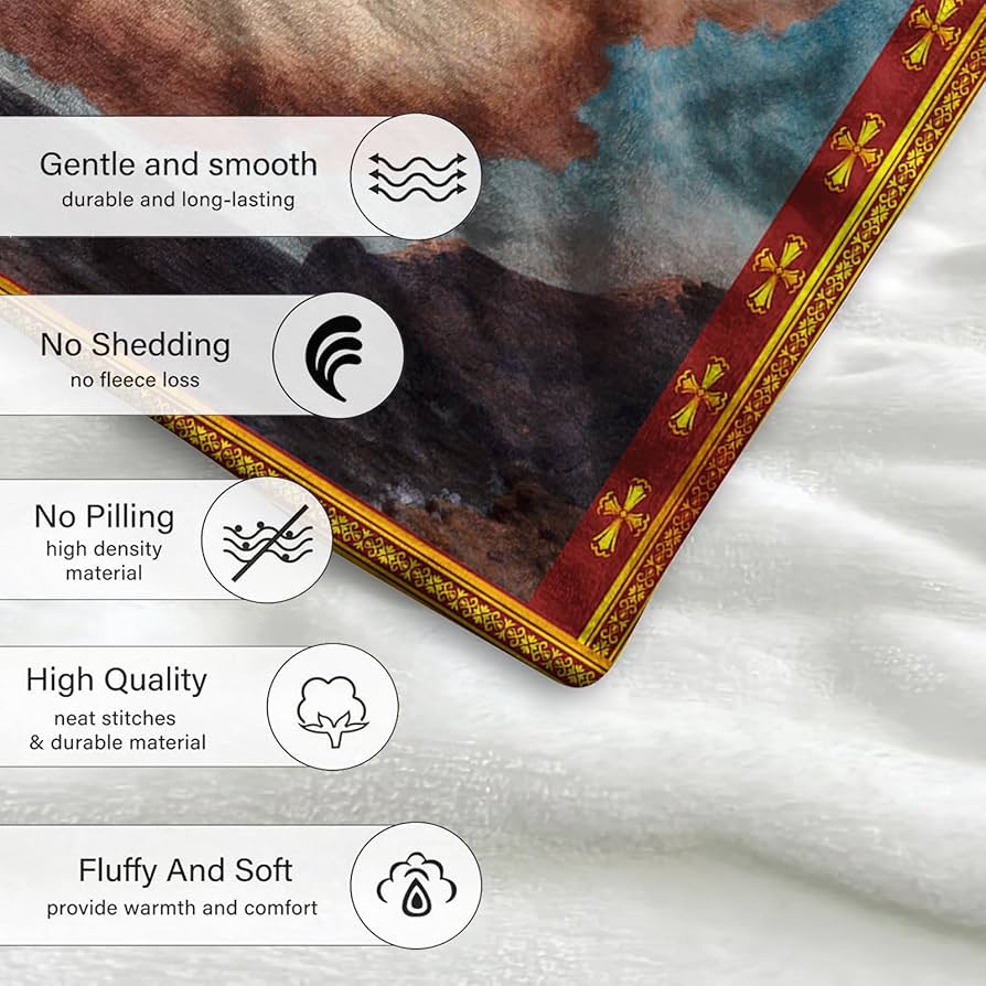 Amazon｜ウルトラソフト 聖母マリア ブランケット マイクロ