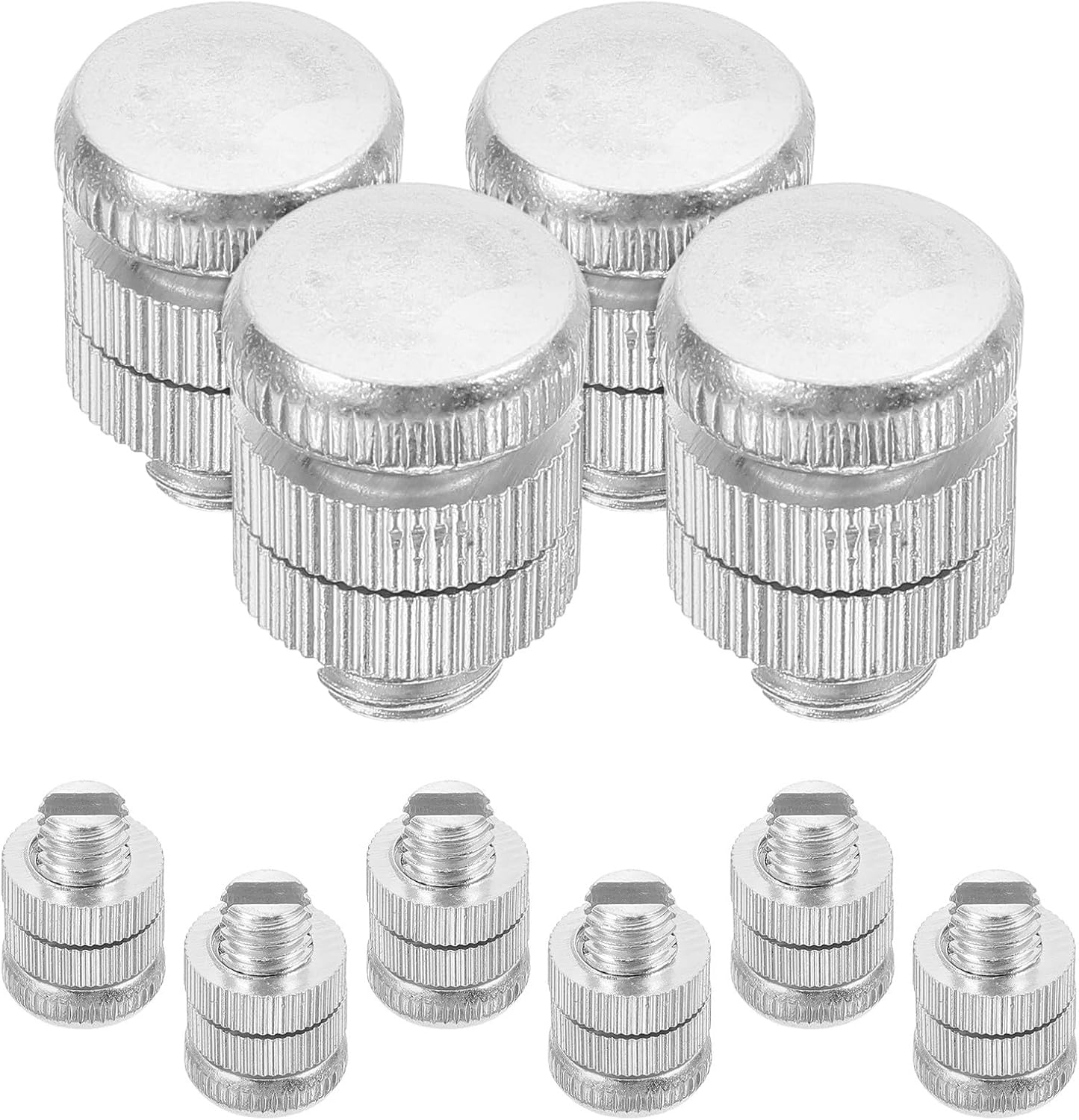 NUOBESTY 10pcs Aluminium Electric Connector Split Bolt Joint Clamp Wire Electrical Fence Connector Silver Alloy for Farm and Perimeter Electric Fencing Accessories