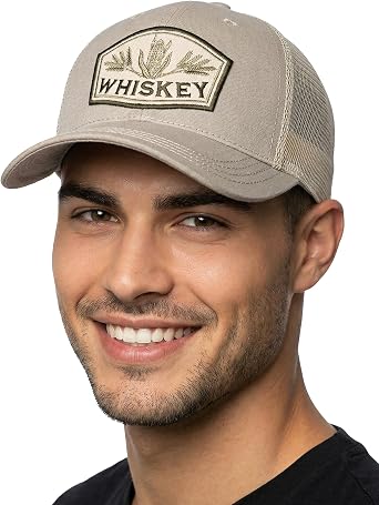Funky Junque Mens Mesh Patch Saying Trucker Hat