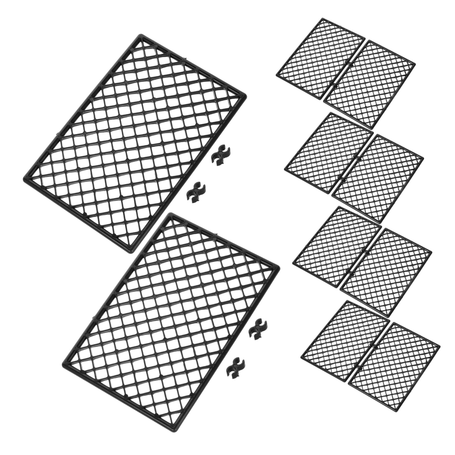 Abaodam Rc Car Garage Assembly Mesh Panel DIY Layout for Rc Car Parking Sturdy Material Realistic Look