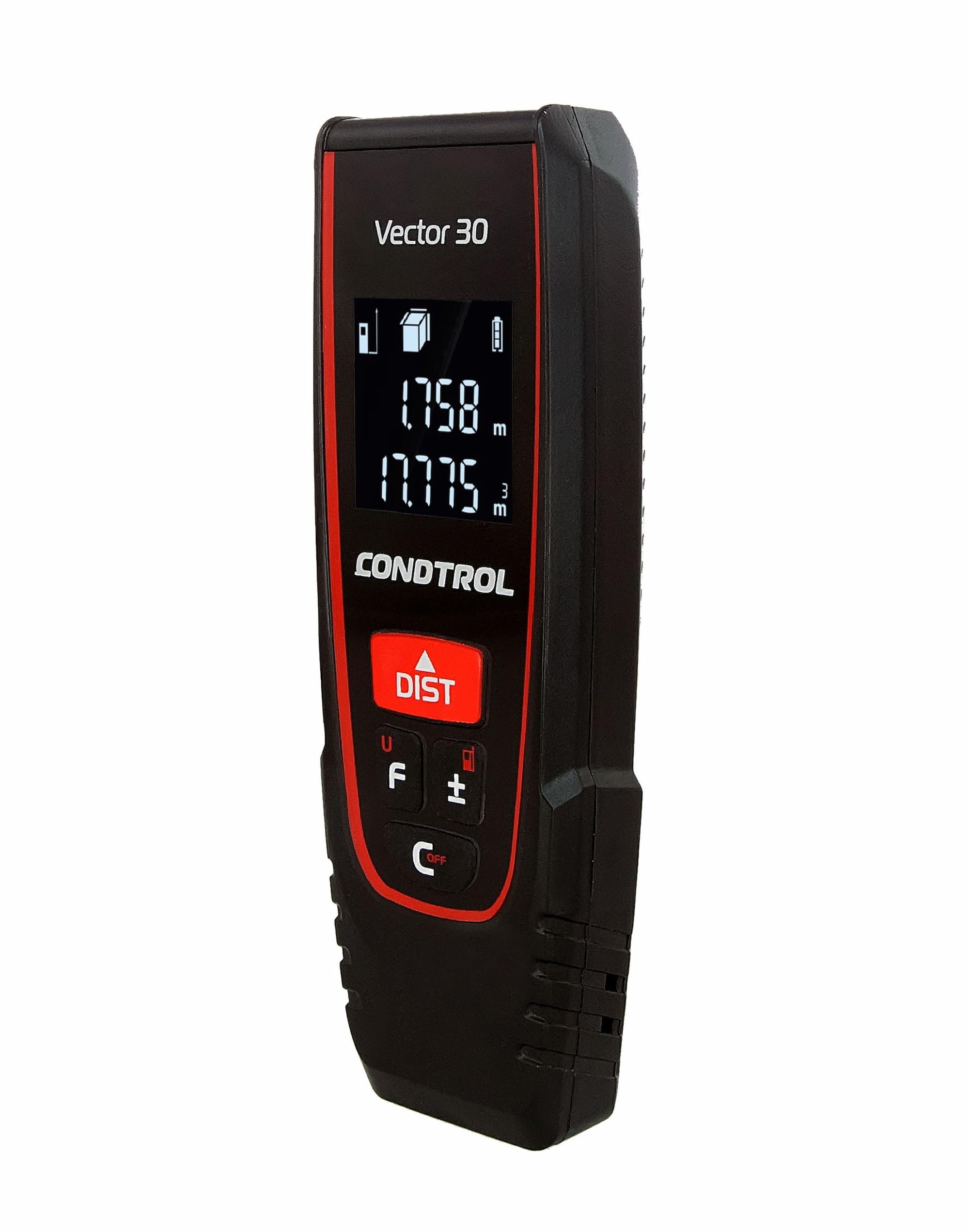 CONDTROL, Vector 30 Rangefinder, Range 0.05 to 30 Meters, Continuous Accurate Measurement, Units m, ft, inch, Red Laser - Image 4