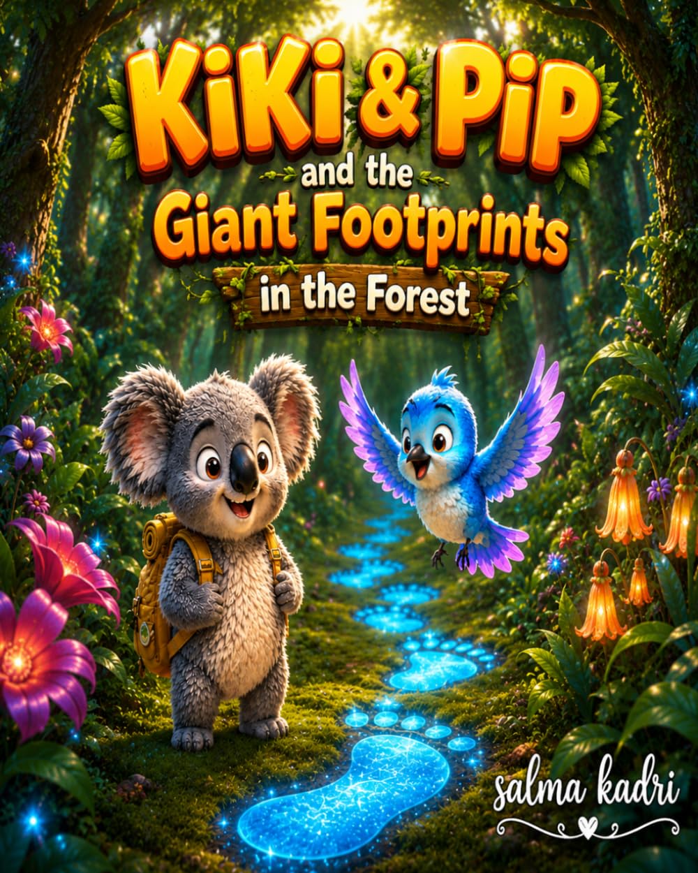 Kiki & Pip and the Giant Footprints in the Forest: A Magical Jungle Adventure About Friendship, Courage, and Curious Discoveries (Kiki & Pip Adventures)