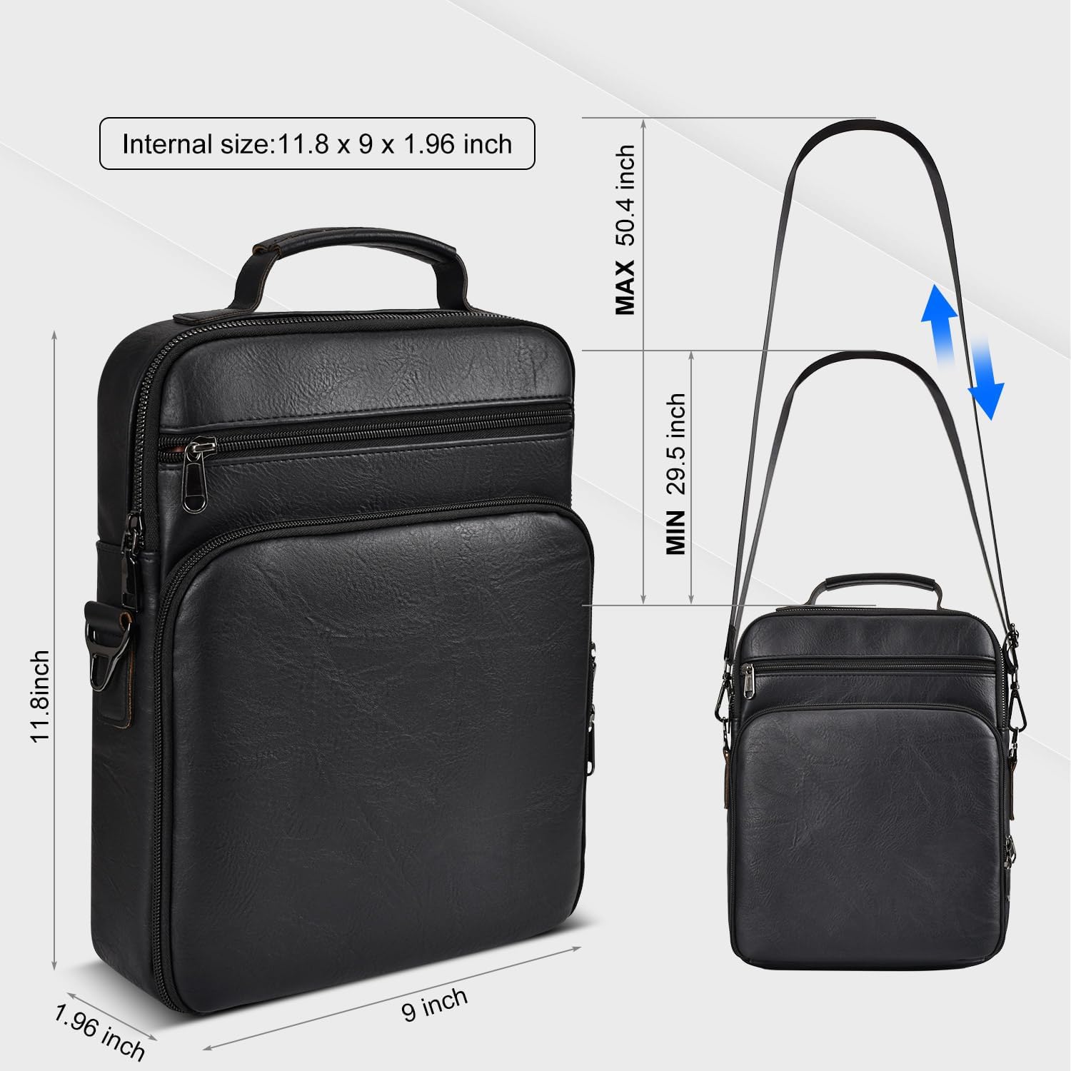 Crossbody Bags for Women and Men, Medium Leather Ladies Shoulder Cross body Bag Sling Travel Purses Handbags
