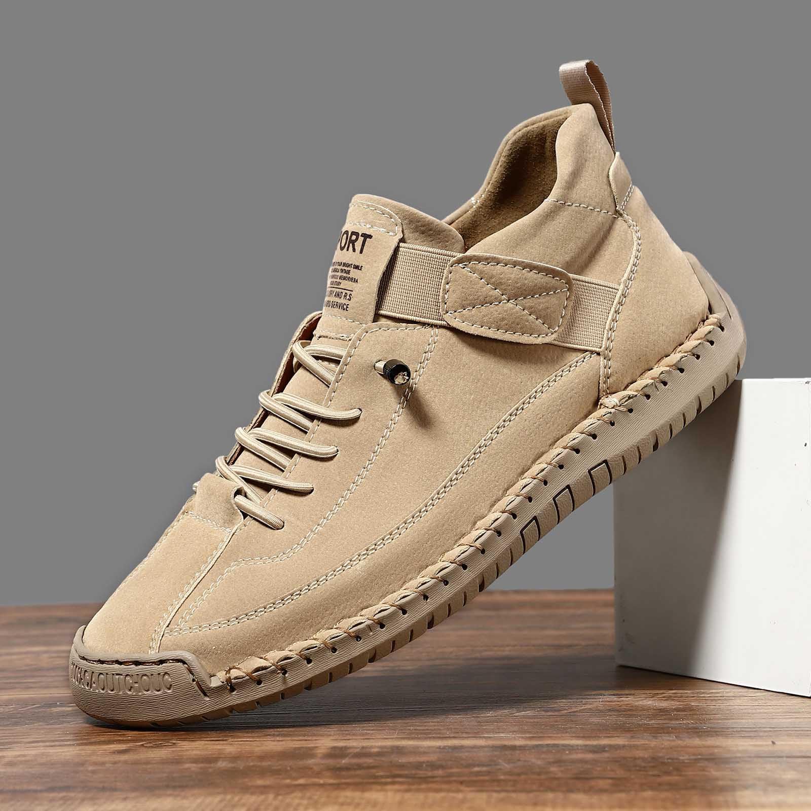 Baskets pour femme - Chaussures de randonnée décontractées pour la main - Semelle souple et souple - Chaussons plats confortables pour le quotidien - Design léger et respirant