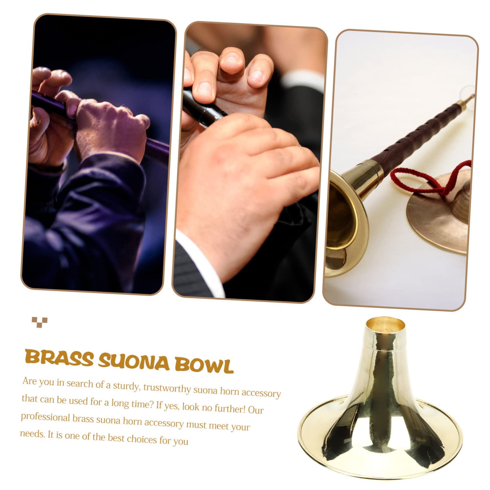 TOYANDONA Suona Horn Aus Messing - Professionelles Zubehör