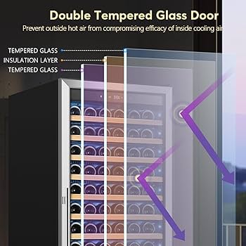 Amazon.com: Tylza Upgraded 154 Bottles Wine Cooler Refrigerator Amazon.com: Tylza Upgraded 154 Bottles Wine Cooler Refrigerator