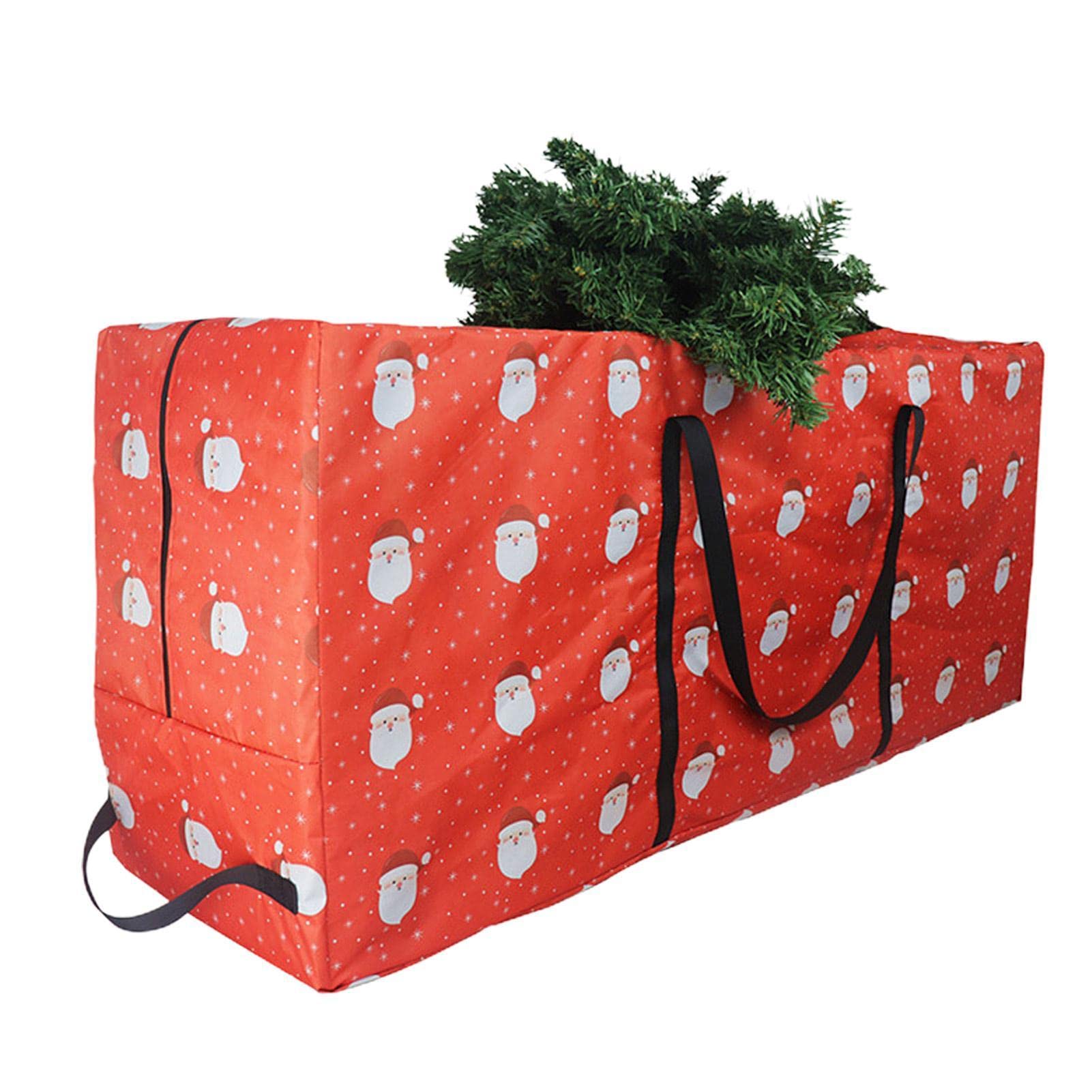 Large Tree Storage Bag, Waterproof 210D Oxford Fabric with 4 Handles | Wear-resistant Duffle Bag Box for 4 ft