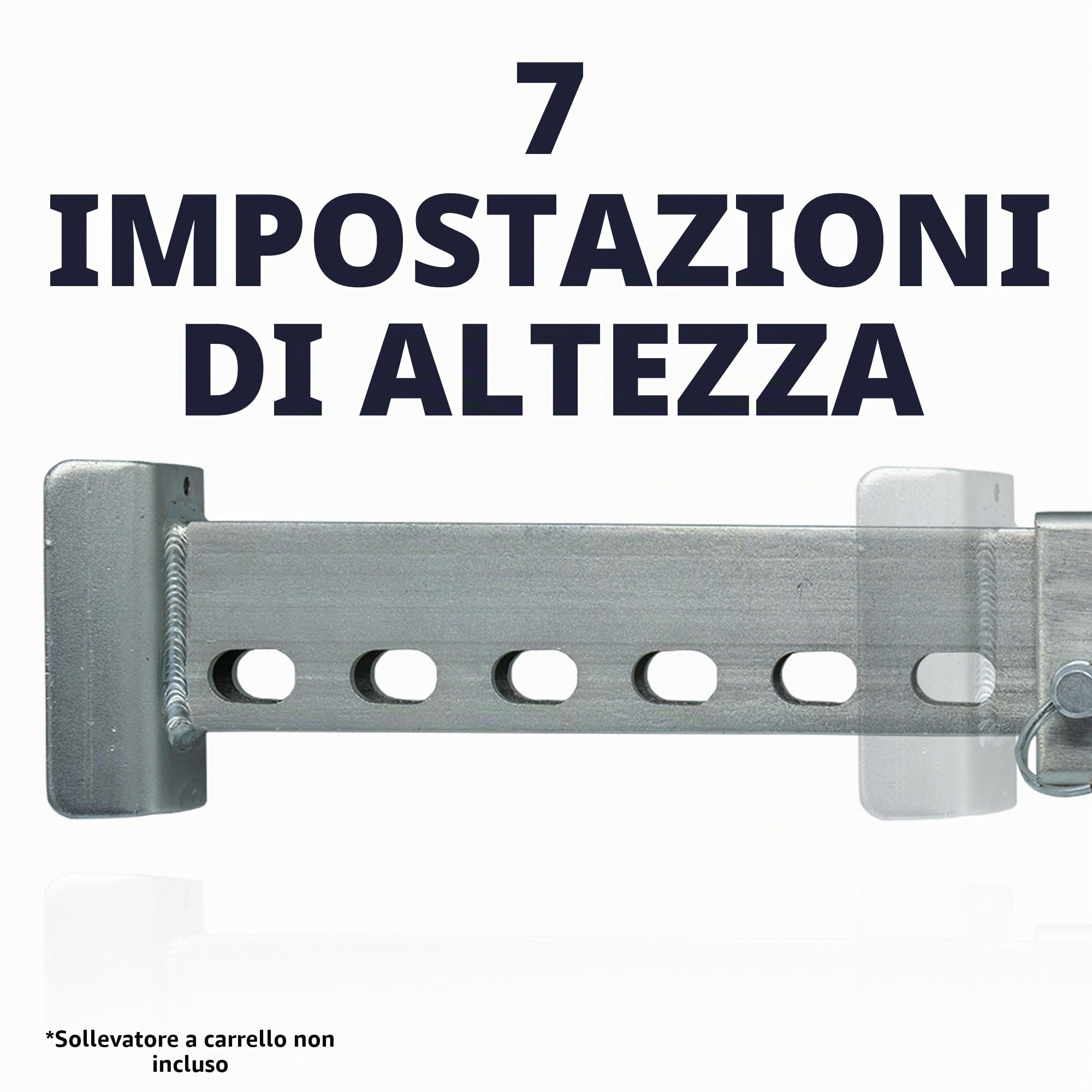 AGM-Products - Cric da Pavimento, Facile da Usare, per 3,5 tonnellate, Jack Non Incluso, spremere per estendersi, Si blocca automaticamente, sqeeze per Rimuovere Auto, Camion, SUV