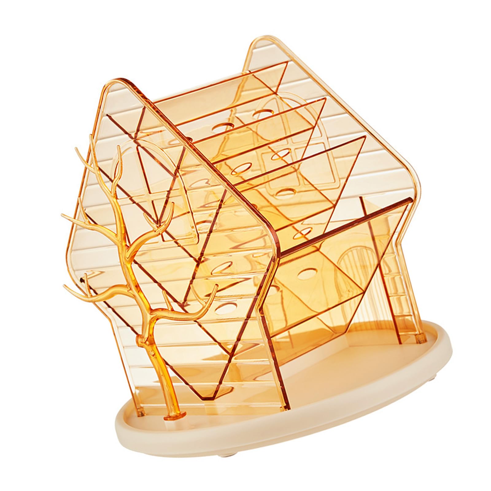 MICFENY 360 Degree Rotating Makeup Organizers Premium Materials Makeup Organizers with Clear Visibility and Storage for Women