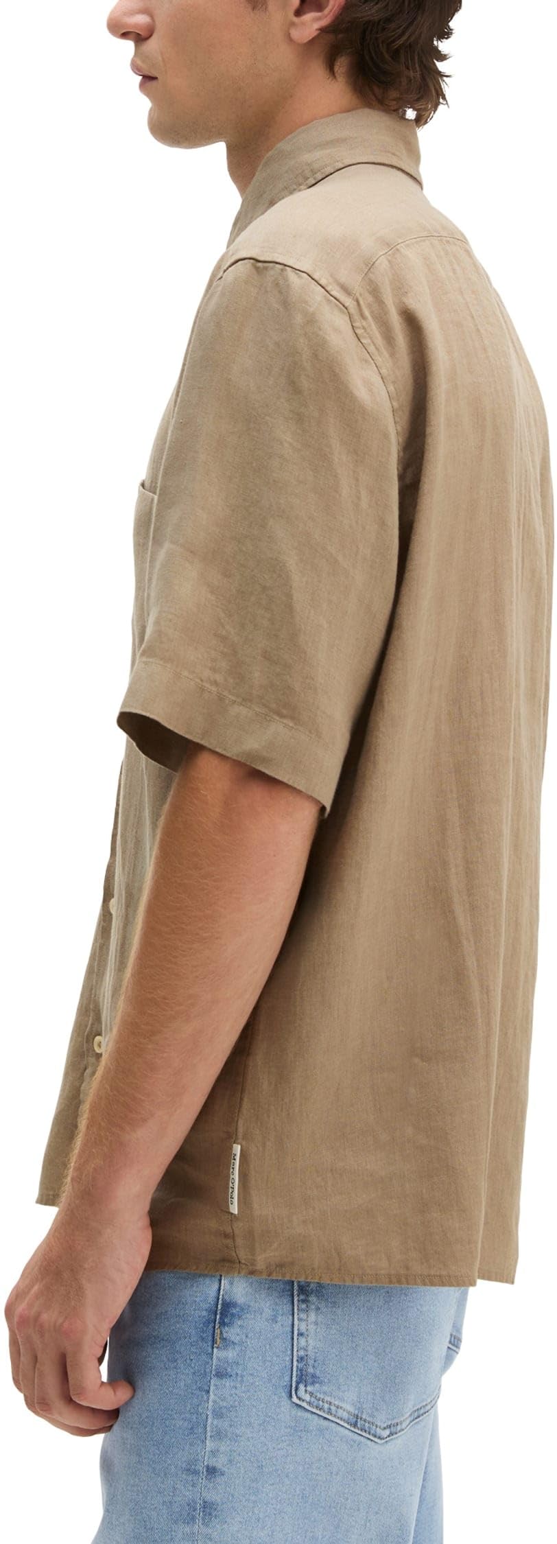 Marc OߴPolo Uomo Camicia in lino a maniche lunghe regular fit