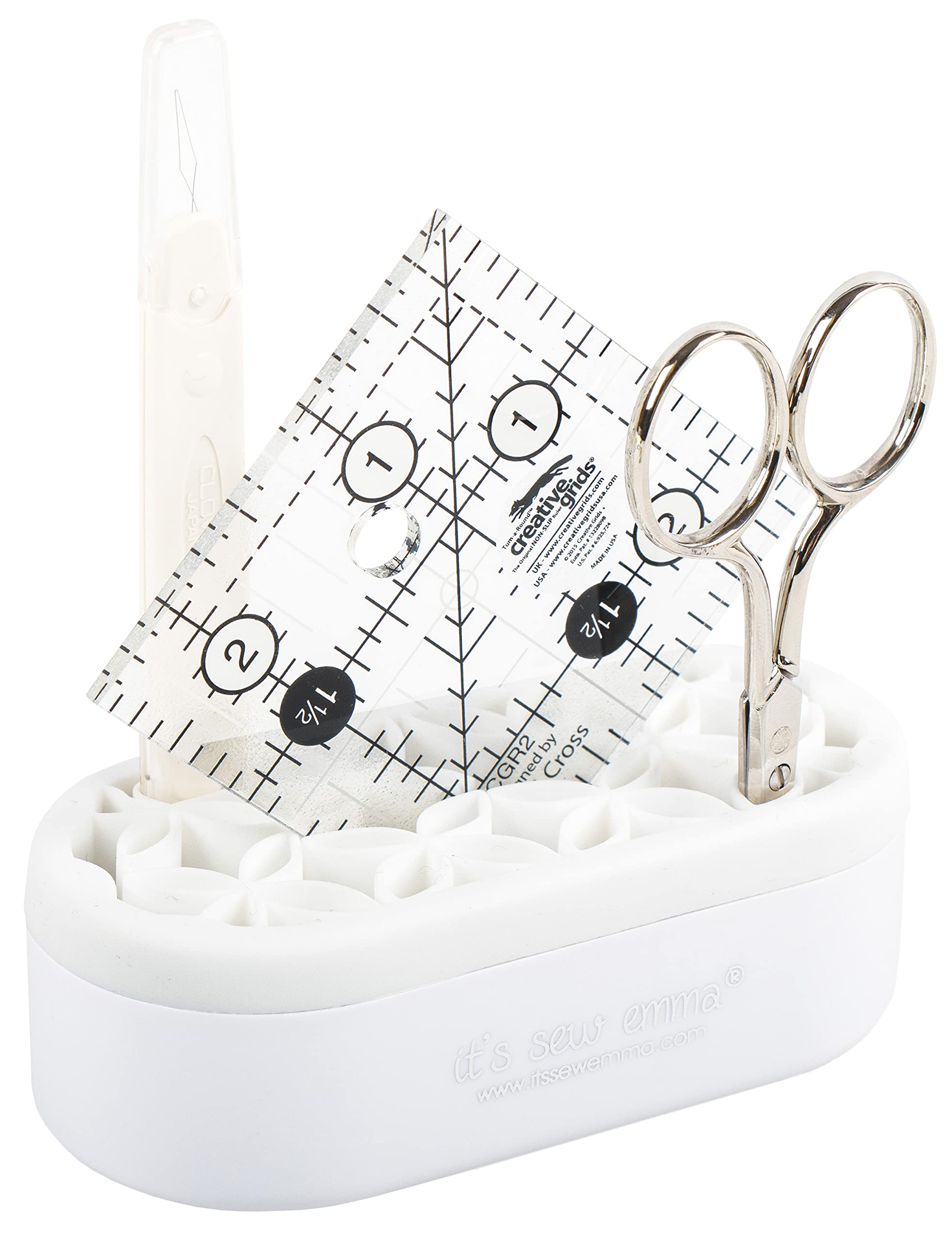 It's Sew Emma White Mini OhSew Organized Stash 'n Store