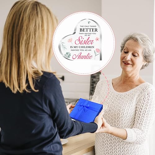 Vista 11 de Regalos para tía, regalos para tía, regalos para tías de sobrina, regalos para tía de sobrina, regalos de la mejor tía del mundo, una figura de Una