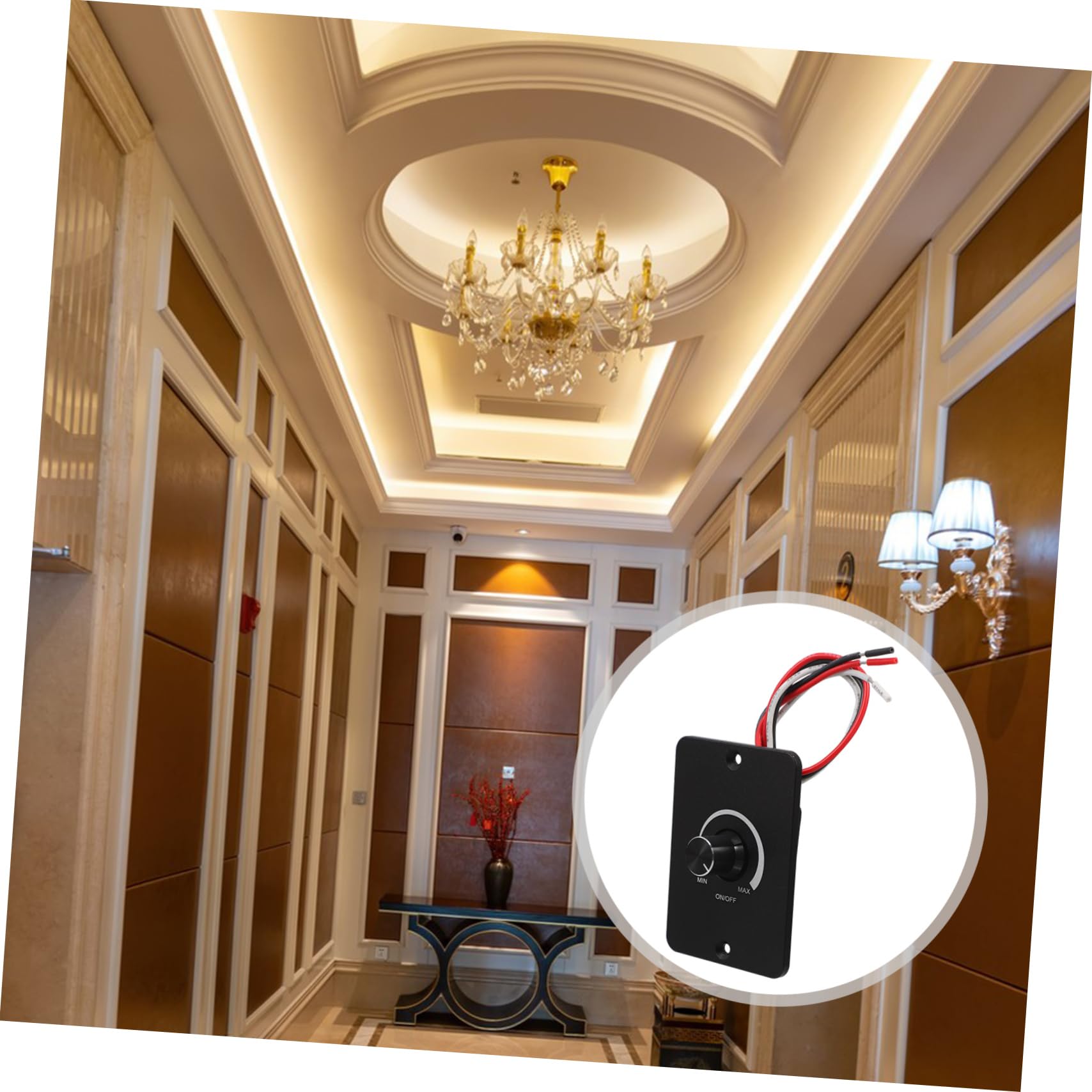 5piezas Interruptor De Luz Led Para Automóviles y Controlador Pwm De Intensidad Para Iluminación De Caravanas y Rv