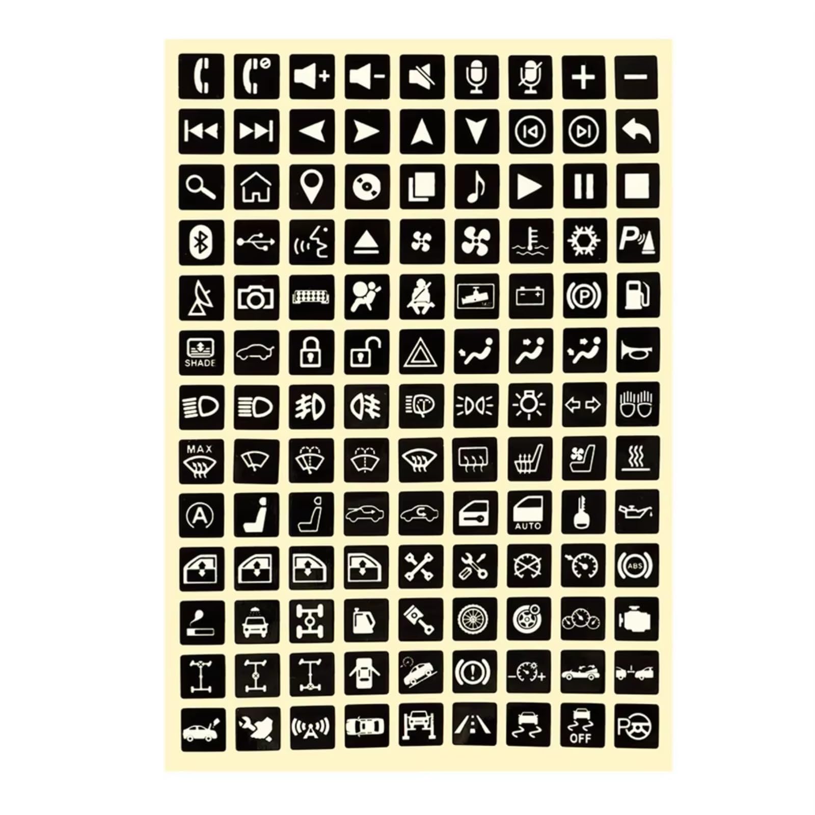 Auto Interior Trim Universal Button Stickers Car Luminous Sticker Light Switch Relay Decoration Rocker Label Circuit Panel Decals