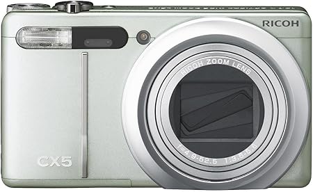 RICOH ハイブリッドAFシステム搭載 光学10.7倍ズーム CX5 グリーンシルバー CX5GS