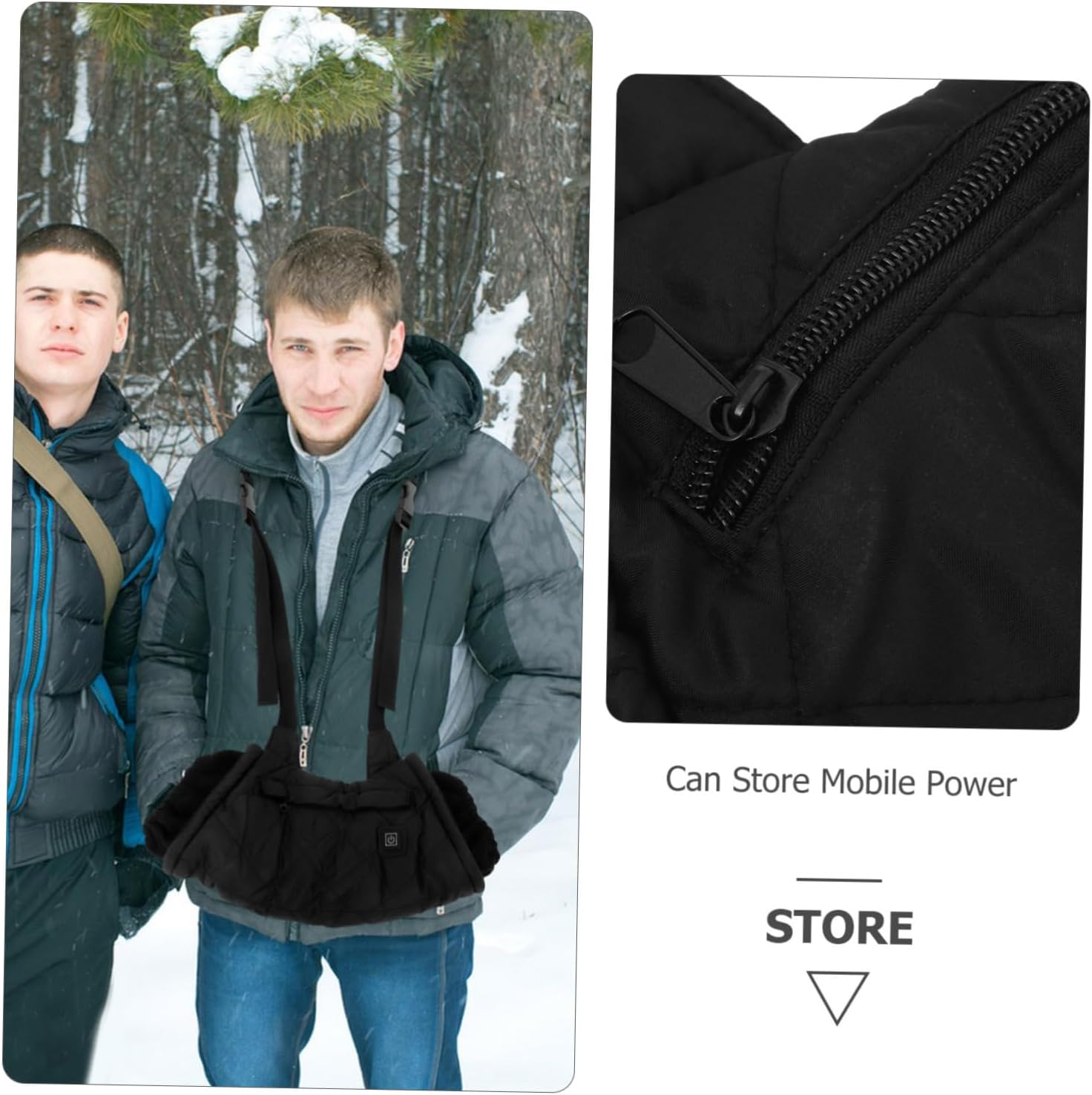 Electric Heated Hands Portable USB Warmer Bag for Winter Stylish Hand Warmer Pouch for Cold Weather Friends and Family Comfortable and Elegant Design