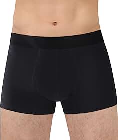 Roupa íntima masculina lavável para incontinência sem vazamento, controle de bexiga com 60 ml, 1 pacote (preto, 2GG)