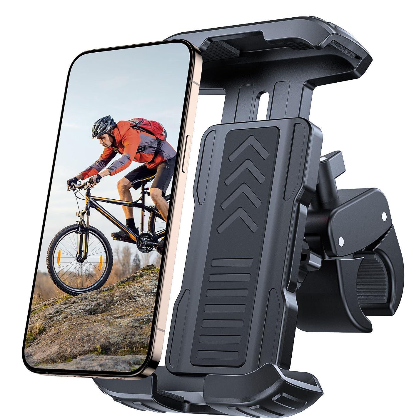 VUP Handyhalterung Fahrrad,[2025 Upgraded] Universal Handy Halterung Motorrad Lenker für Scooter Ebike MTB Roller Rennrad,360° Bike Phone Holder Mount fit iPhone Pro Max Samsung Galaxy Smartphone Elektronik & Foto