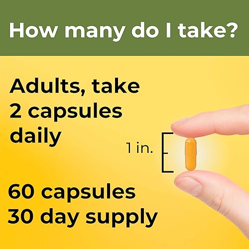 Miniatura 5 de Nature Made Curcumina de cúrcuma extra fuerte con pimienta negra, 1000 mg de extracto de cúrcuma por porción (estandarizado al 95% de