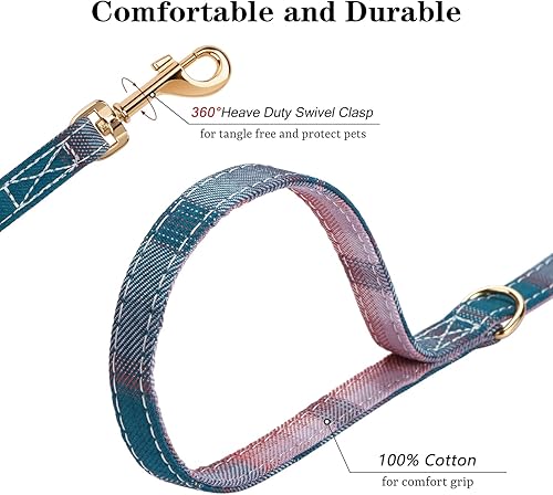 Miniatura 24 de CHEDE No Pull Floral Pattern Dog Harness - Lightweight and Soft, Adjustable Small Dog Harness Set with Leash, Suitable for Puppy to Medium-Sized Dog