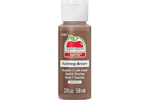 Apple Barrel Acrylic Paint in Nutmeg Brown - Perfect for Artistic Creations