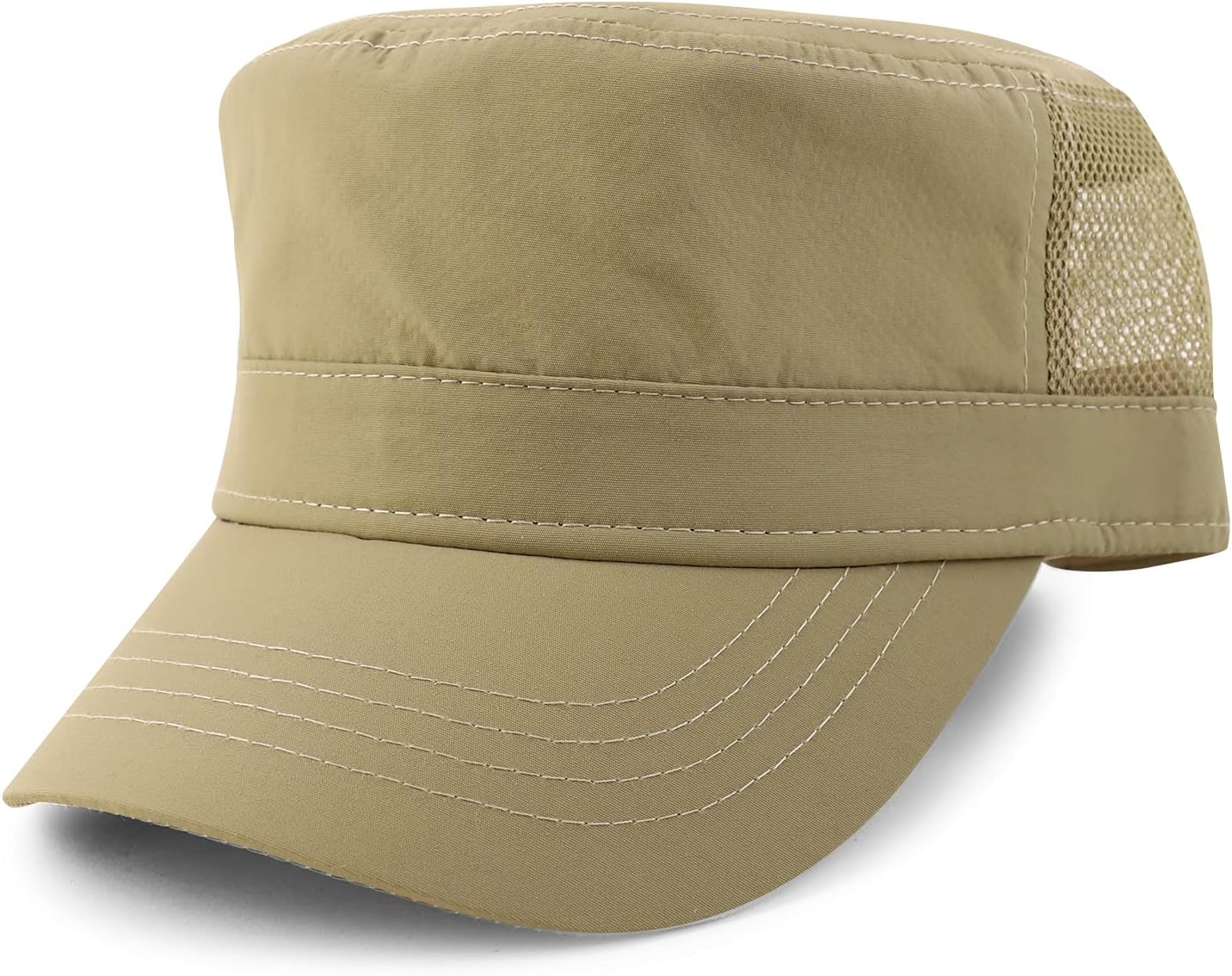 Armycrew Oversized XXL Big Size Army Style Flat Top Cool Mesh Back Cadet Style Army Cap