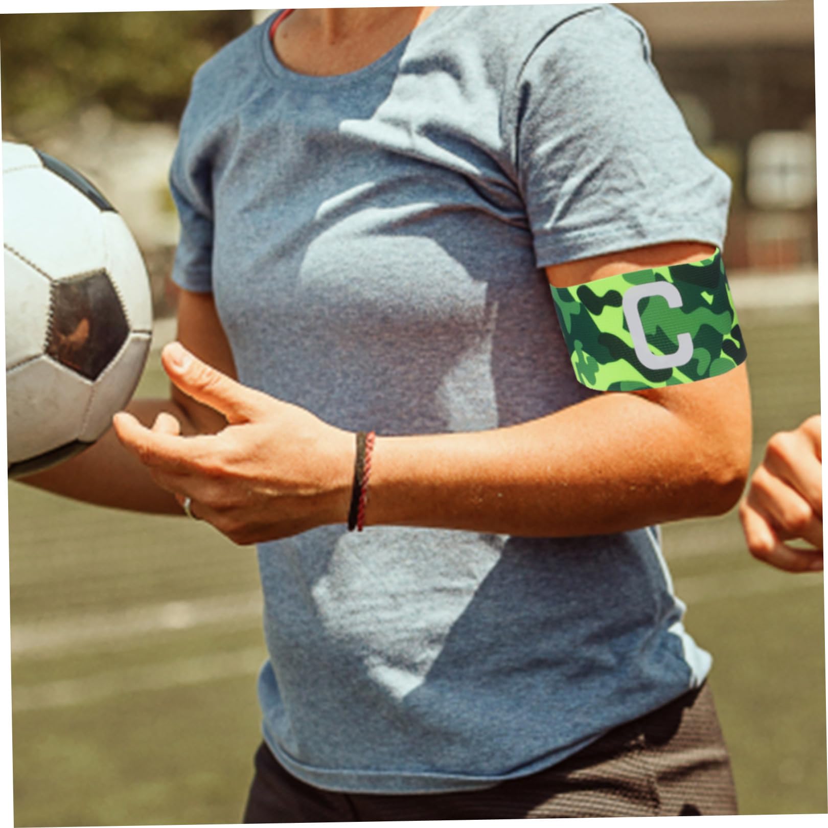 ibasenice De Accesorios De Fútbol Brazaletes Banda para El Sudor Brazaletes Fútbol Fútbol De Elástico Protector De Manga Equipo De