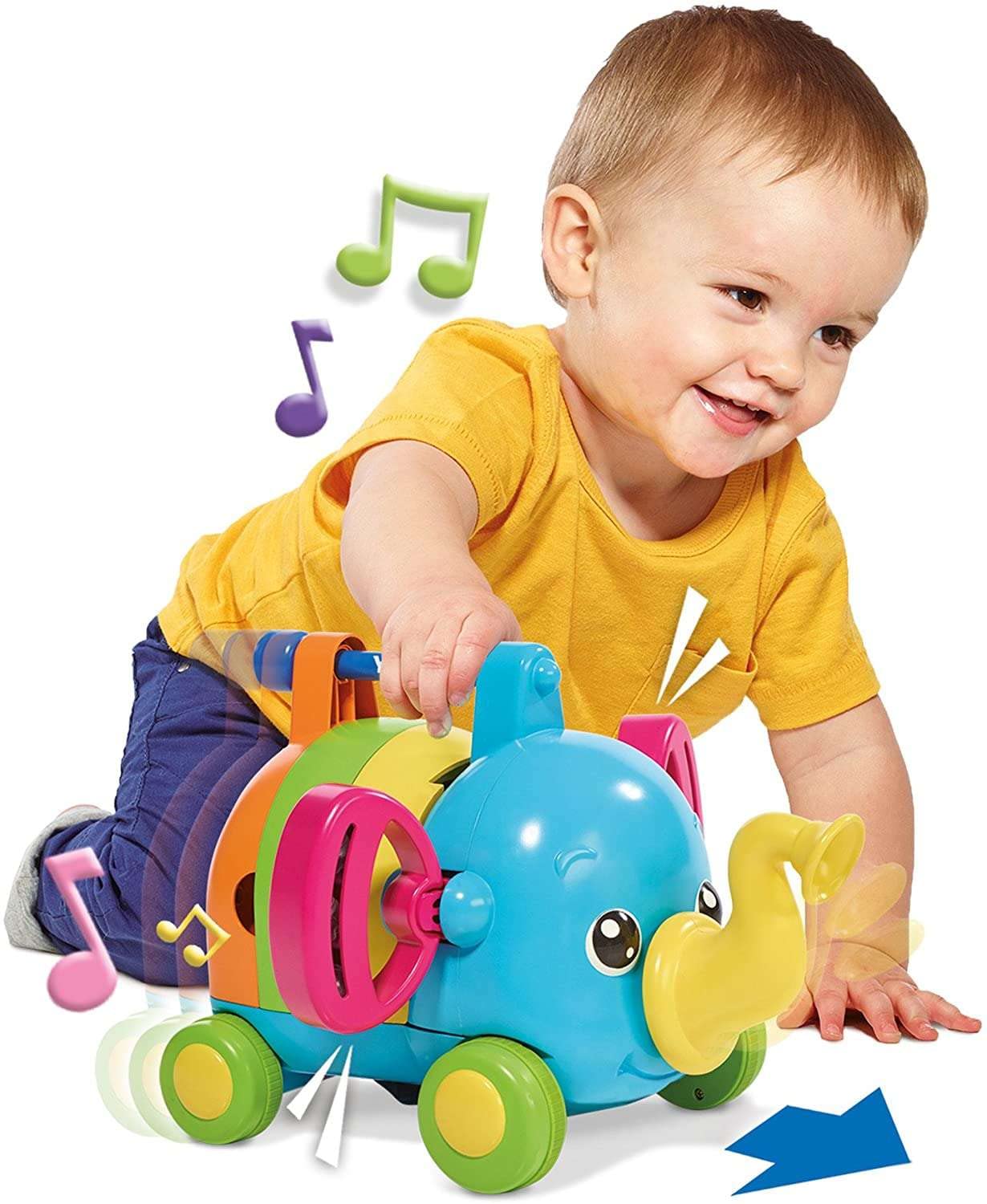 Tomy - A1503190 - Eléphant Orchestre 7 En 1