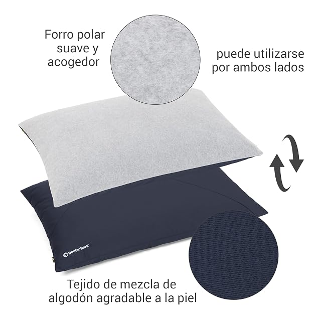 Foto 4 de 8 de Doctor Bark GreenLabel - Cojín para perros y funda de cojín para perros, suave, grande, lavable, fácil…