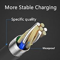 Vista 5 de Cable de alimentación de 6 pies compatible con ION iPA105Q Pathfinder II 2 cargador altavoz