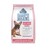 Blue Buffalo Baby Blue Natural Small Breed Puppy Dry Dog Food, Healthy Growth Formula with DHA, Chicken and Oatmeal Recipe, 4-lb Bag